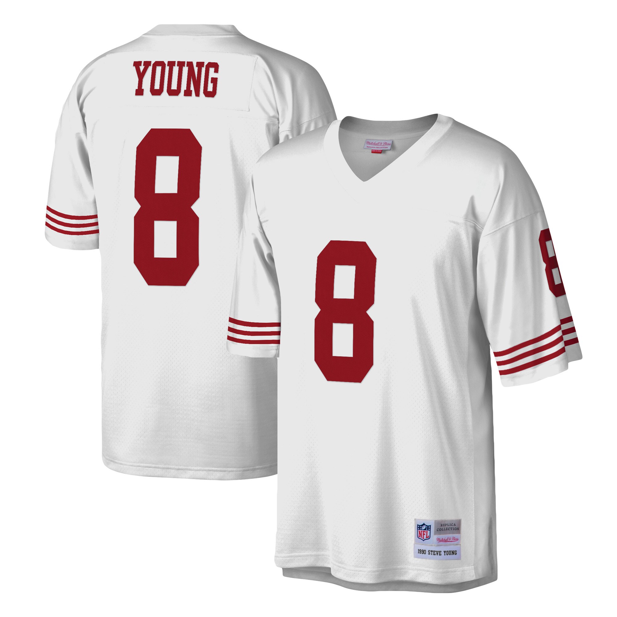 Steve Young San Francisco  Mitchell & Ness Legacy Replica Jersey - White