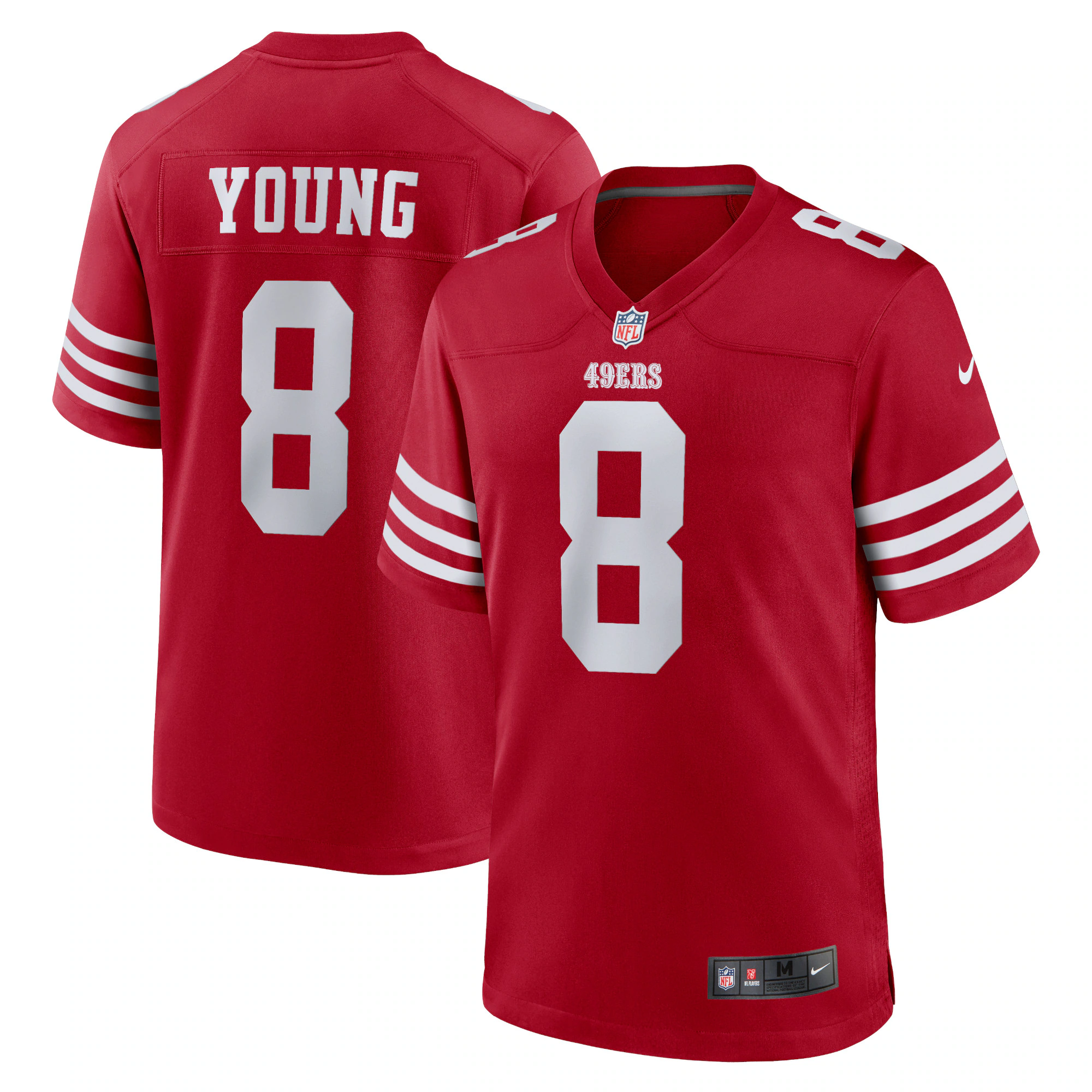 Steve Young San Francisco  Nike Retired Player Game Jersey - Scarlet