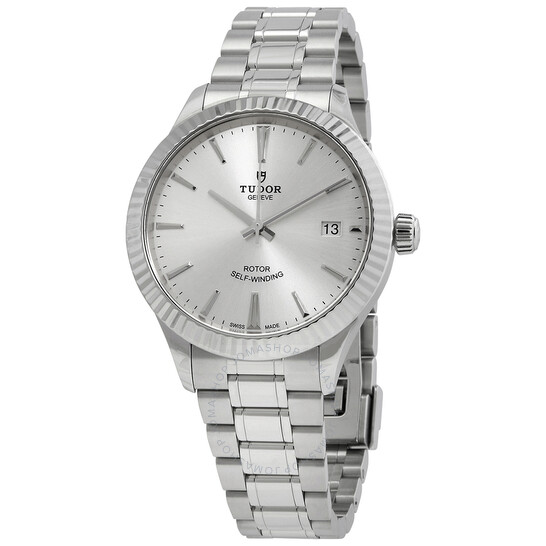 Style Automatic Silver Dial Men's Watch