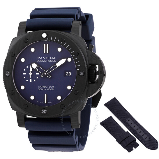 Submersible Automatic QuarantaQuattro Carbotech Blu Abisso Men's Watch