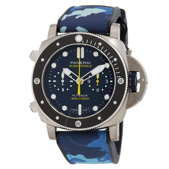Submersible Chronograph Automatic Blue Dial Men's Watch