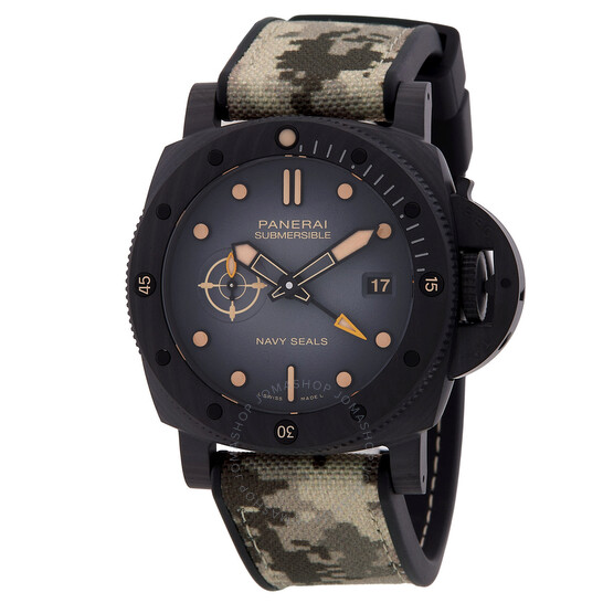 Submersible QuarantaQuattro Carbotech Automatic Black Dial Watch