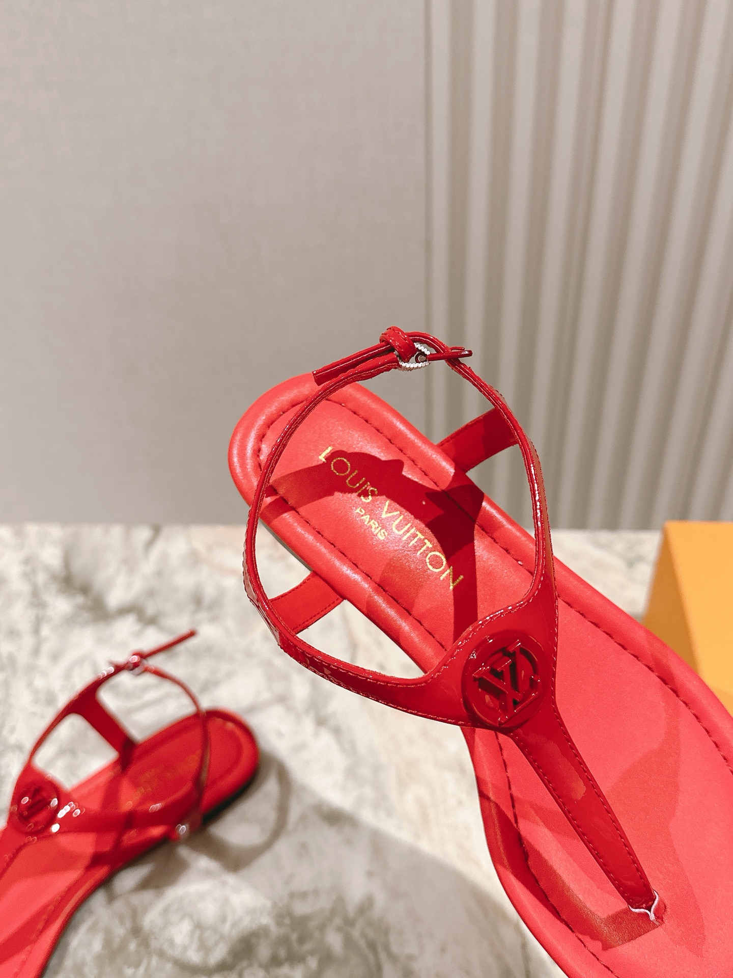 Sunkiss Flat Sandal red- Women – Louis Vuitton