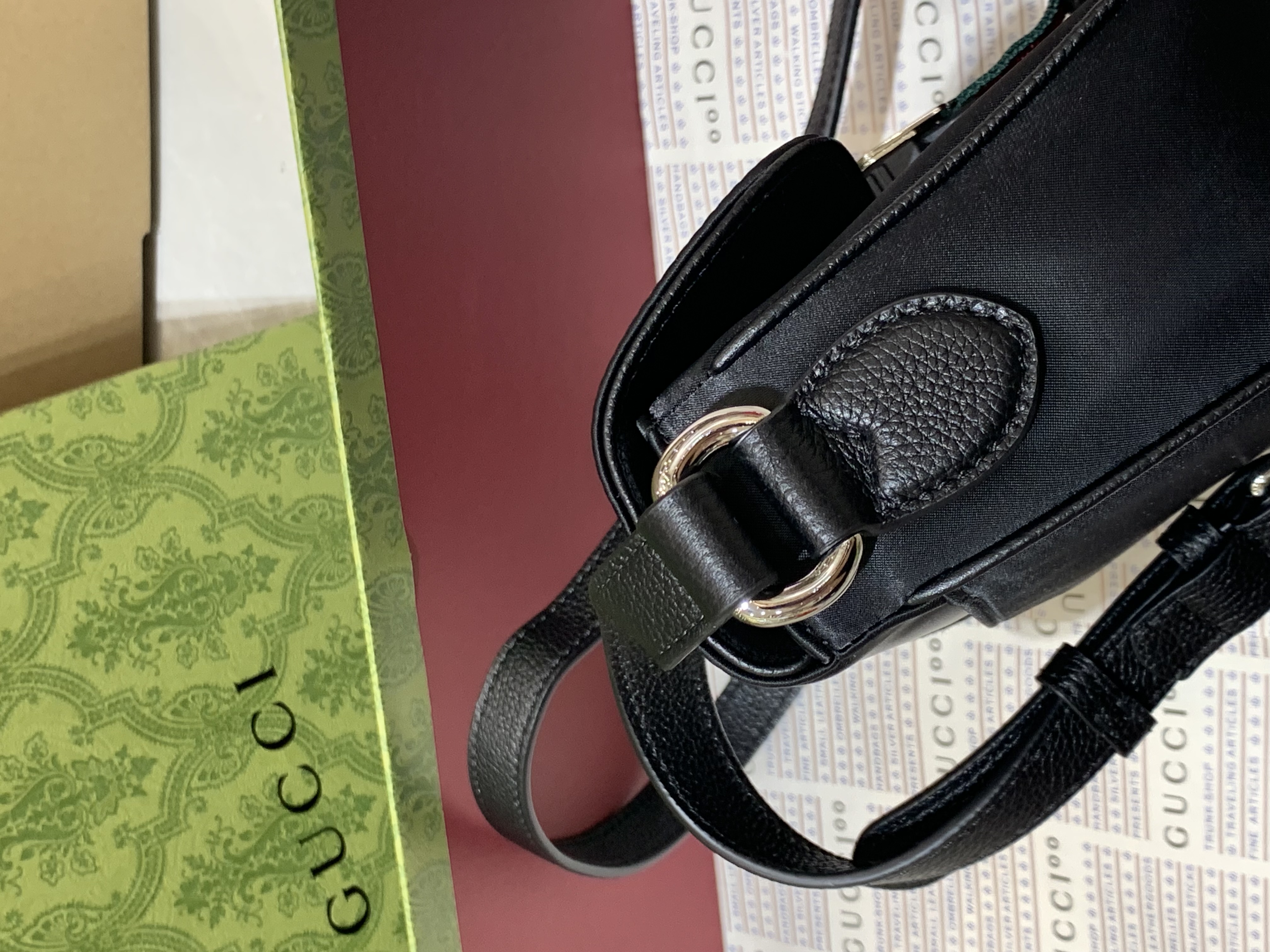 Super Mini Shoulder Bag – Black Leather | Gucci