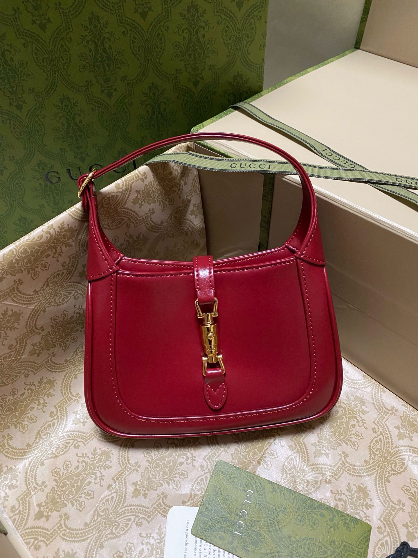 Túi Gucci Jackie 1961 Small Shoulder Red