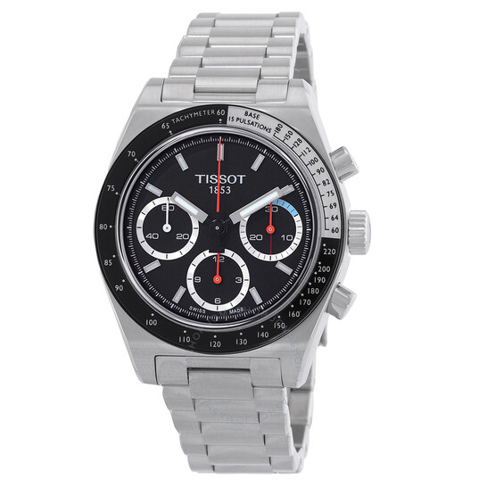 T-Sport Chronograph Manual Wind Black Dial Men's Watch