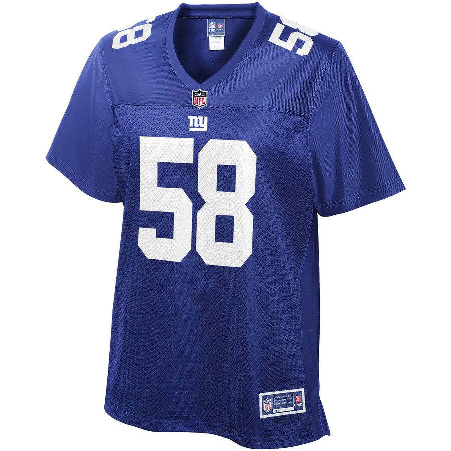 Tae Davis New York Giants NFL Pro Line Women's Player Jersey - Royal