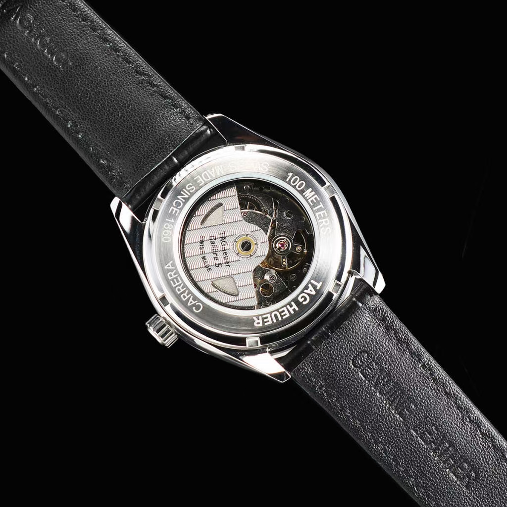 leather Tag Heuer Carrera Blue - Tag Heuer Carrera Blue - Leather - Image 3