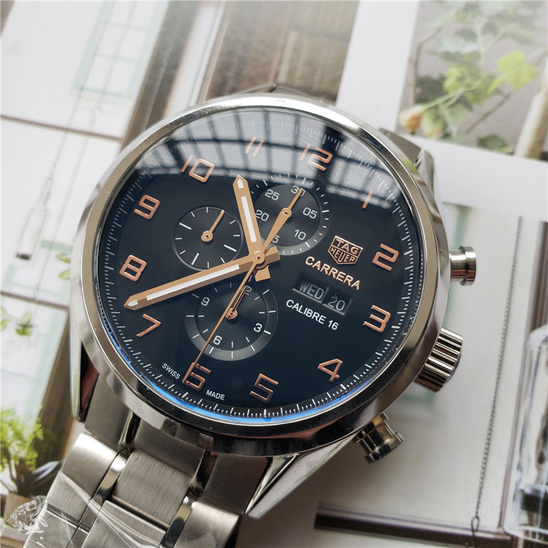 Tag Heuer Carrera CV2A1AB.BA0738 Calibre 16 Day-Date 43