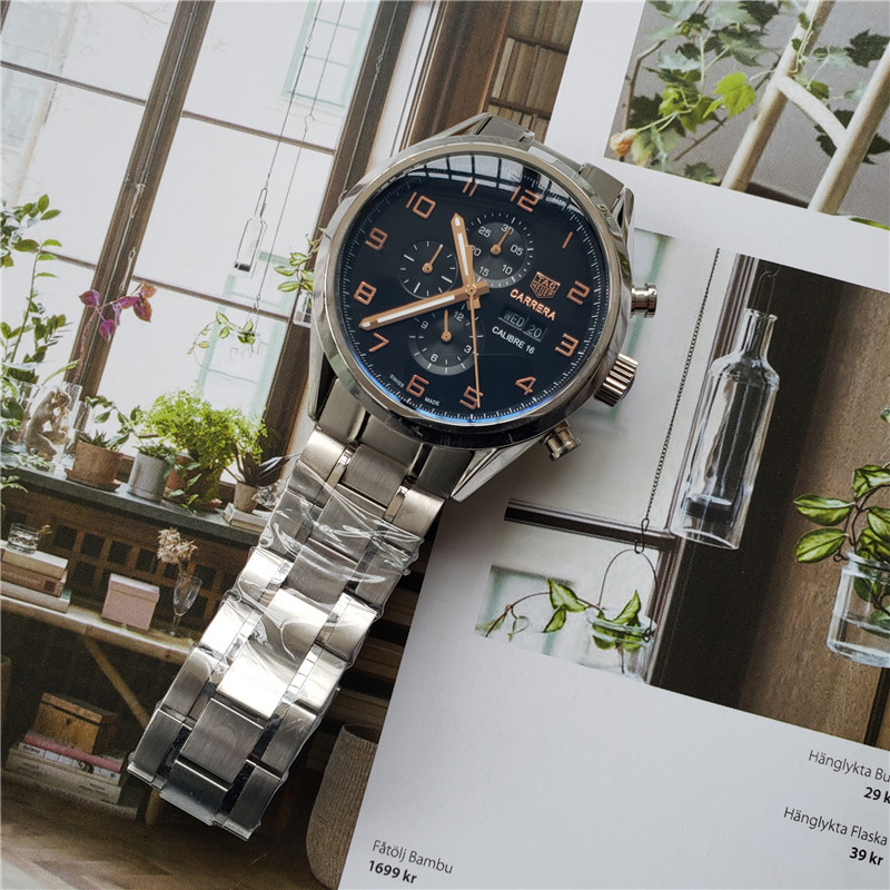 Tag Heuer Carrera CV2A1AB.BA0738 Calibre 16 Day-Date 43