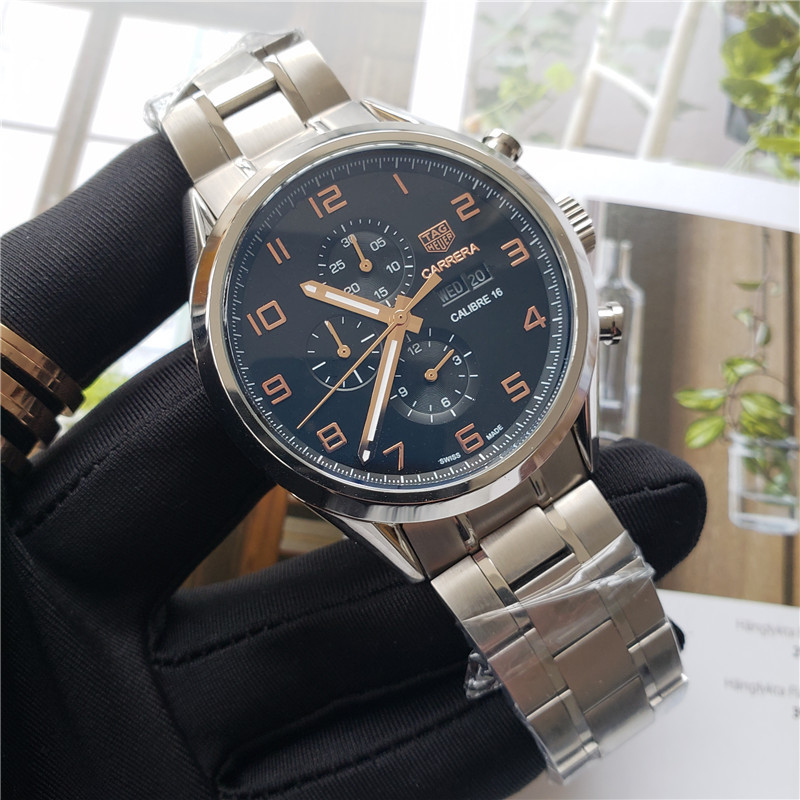 Tag Heuer Carrera CV2A1AB.BA0738 Calibre 16 Day-Date 43