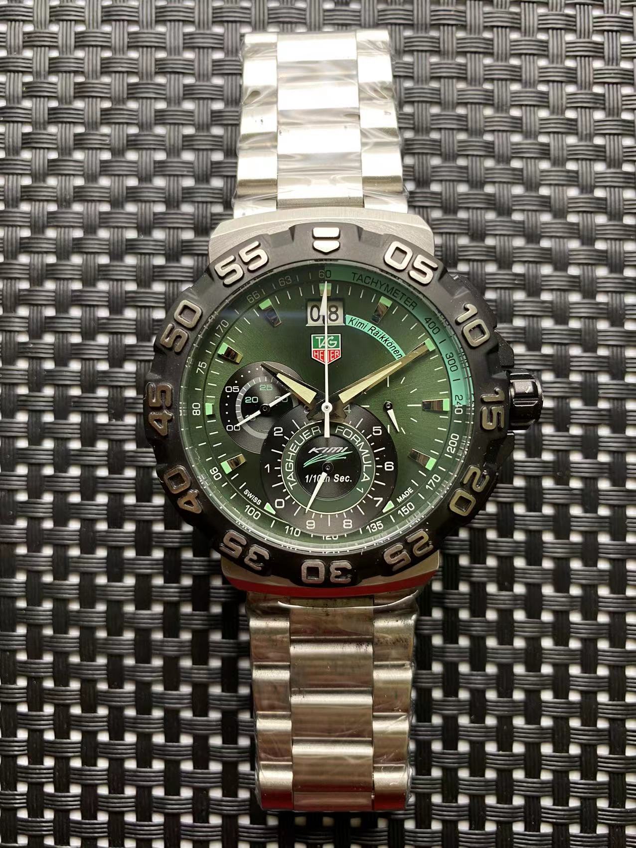 TAG Heuer Green Dial Watch - TAG Heuer Formula 1 Kimi Räikkönen Green - Image 2