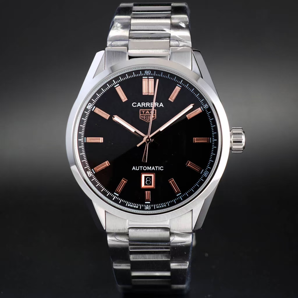 stainless Tag Heuer Carrera Black Dial - Tag Heuer Carrera Black Dial 3 - Image 2