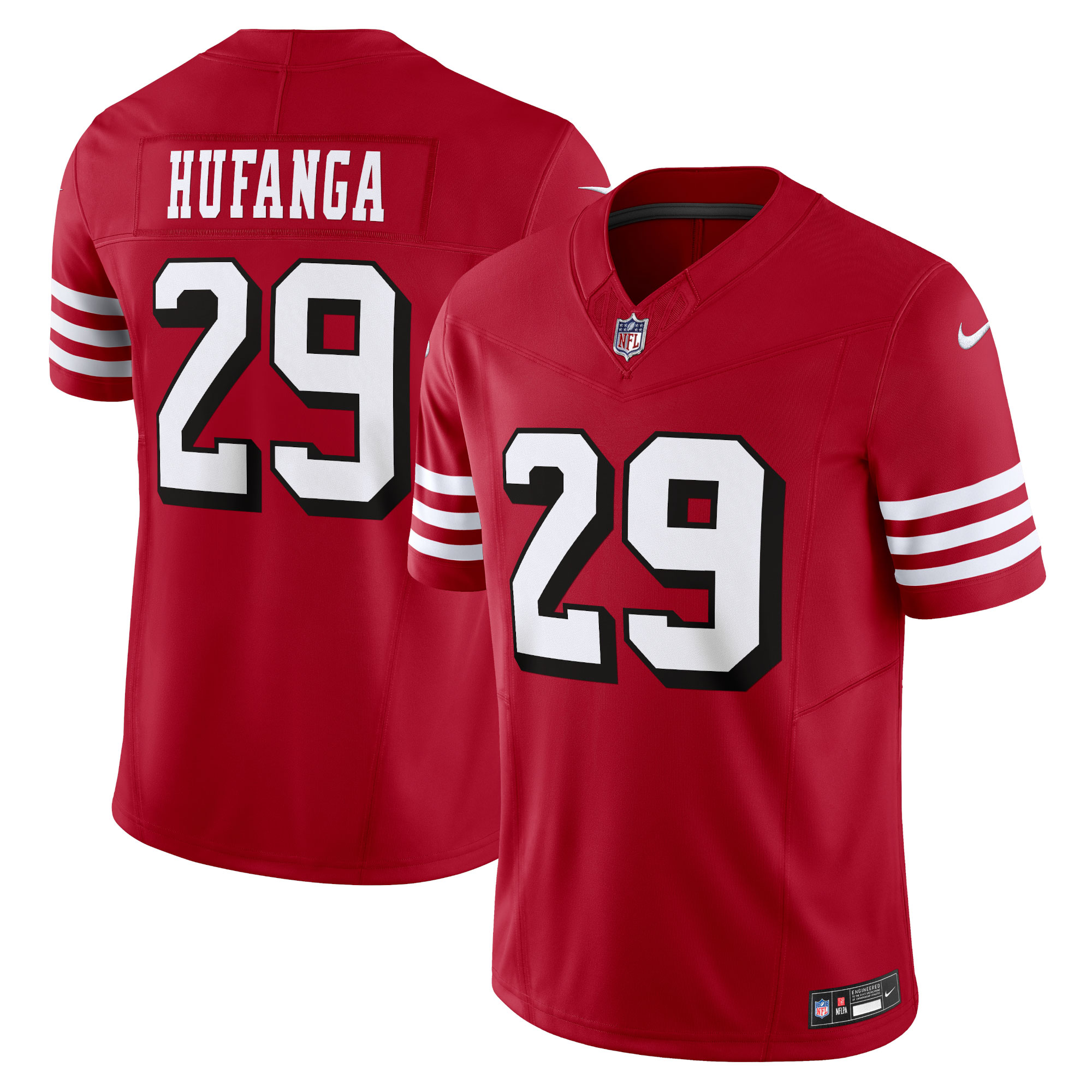 Talanoa Hufanga San Francisco  Nike Alternate Vapor F.U.S.E. Limited Jersey - Scarlet