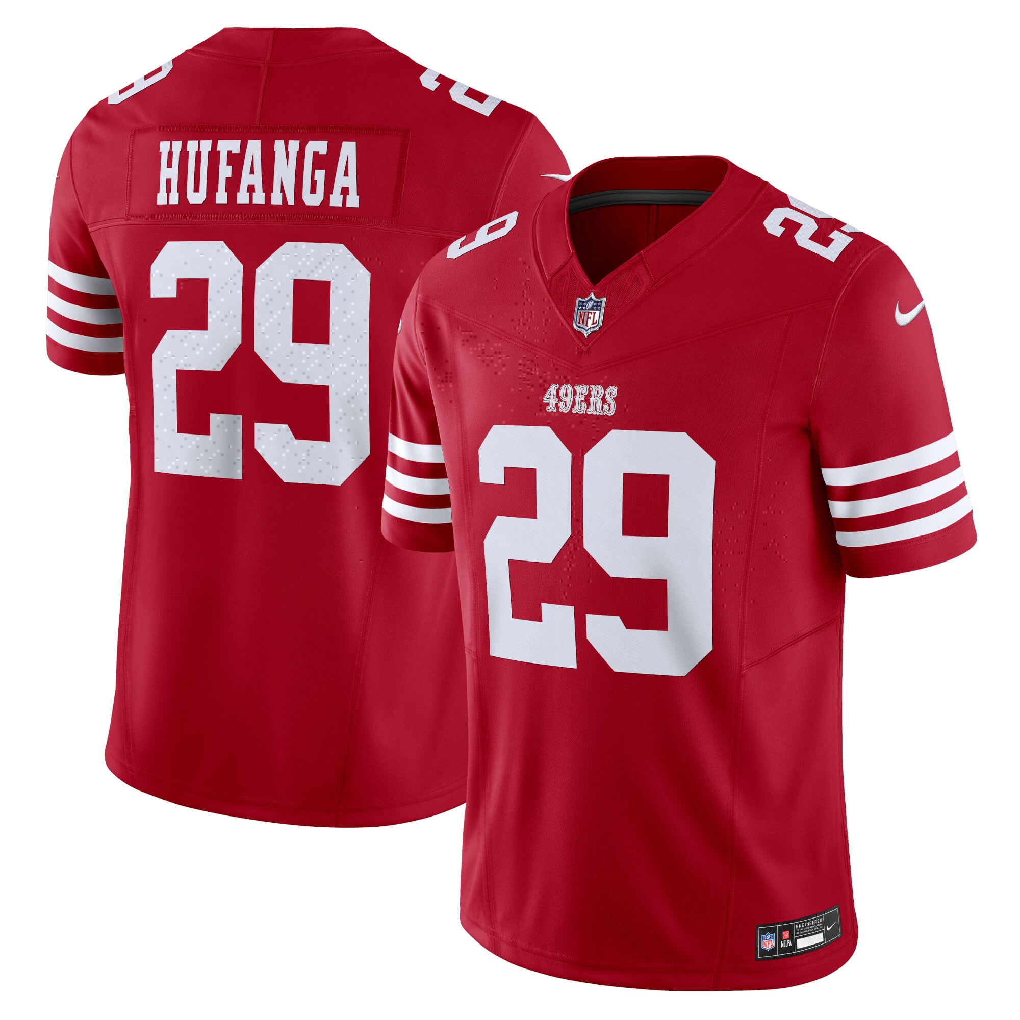 Talanoa Hufanga San Francisco  Nike  Vapor F.U.S.E. Limited Jersey - Scarlet