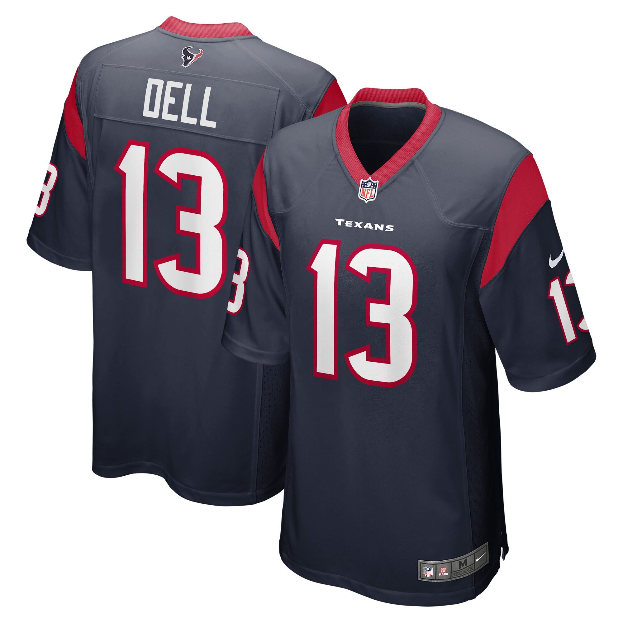 Tank Dell Houston Texans Nike Team Game Jersey - Navy
