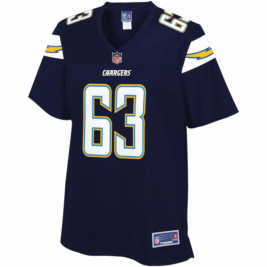 Tanner Volson Los Angeles Chargers NFL Pro Line Women's Team Player Jersey - Navy