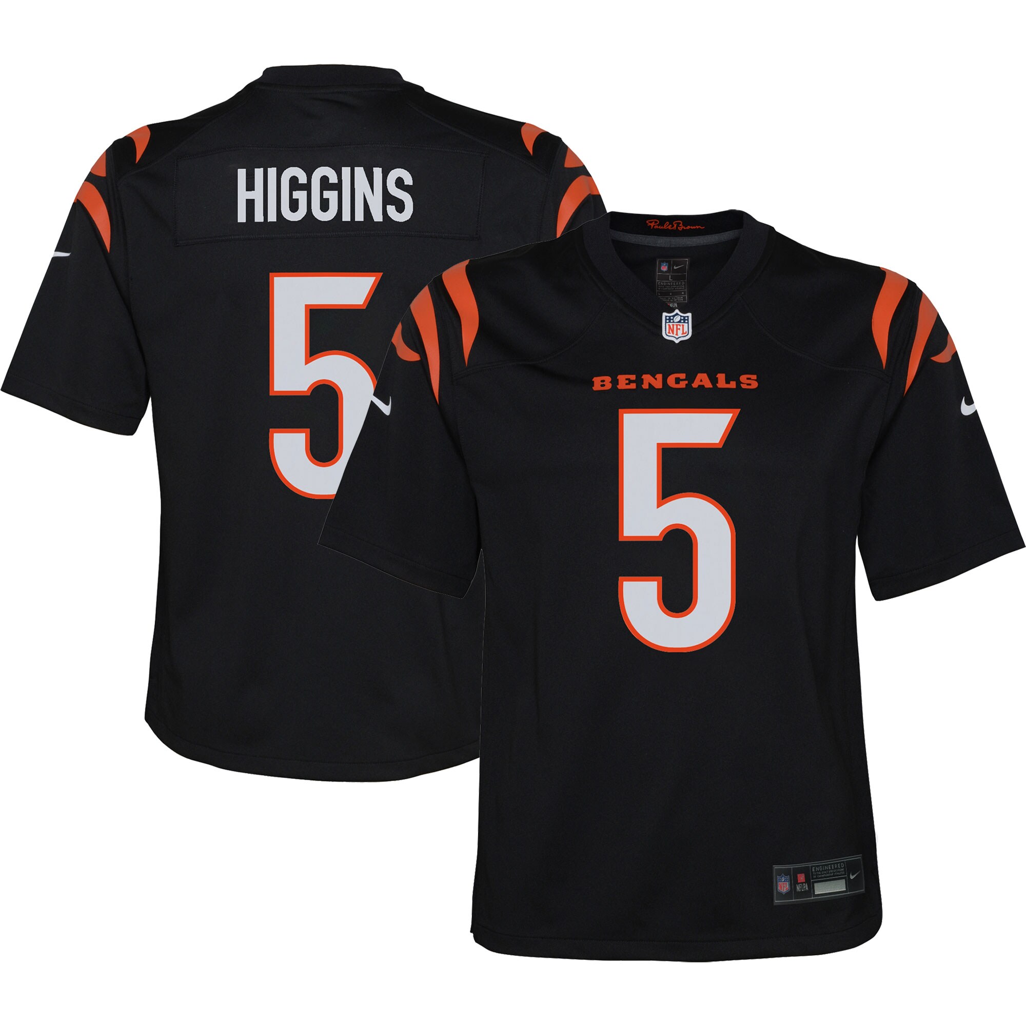 Tee Higgins Cincinnati Bengals Nike Youth Game Jersey – White