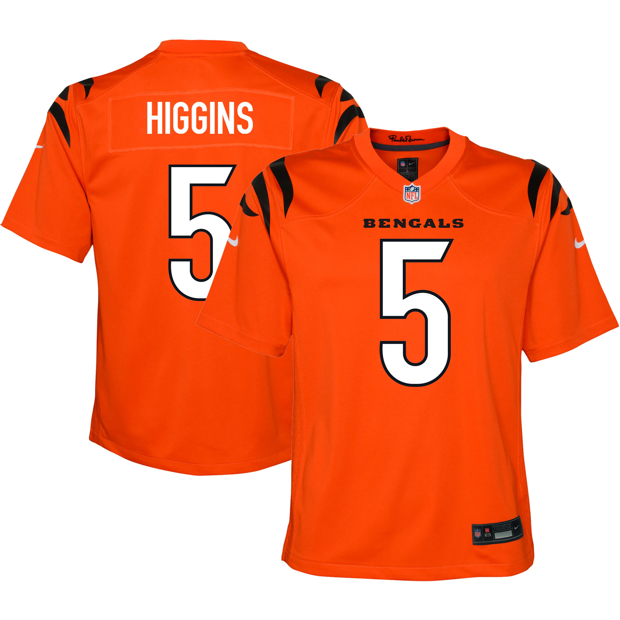 Tee Higgins Cincinnati Bengals Nike Youth Game Jersey – White