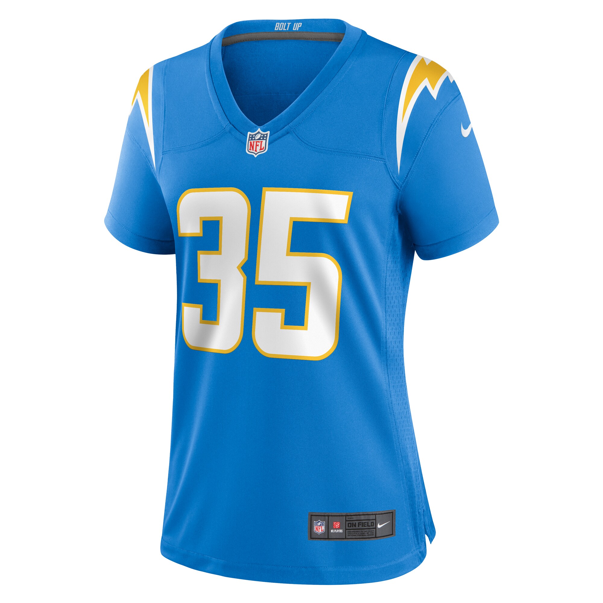 Terrell Bynum Los Angeles Chargers Nike Women's Team Game Jersey -  Powder Blue