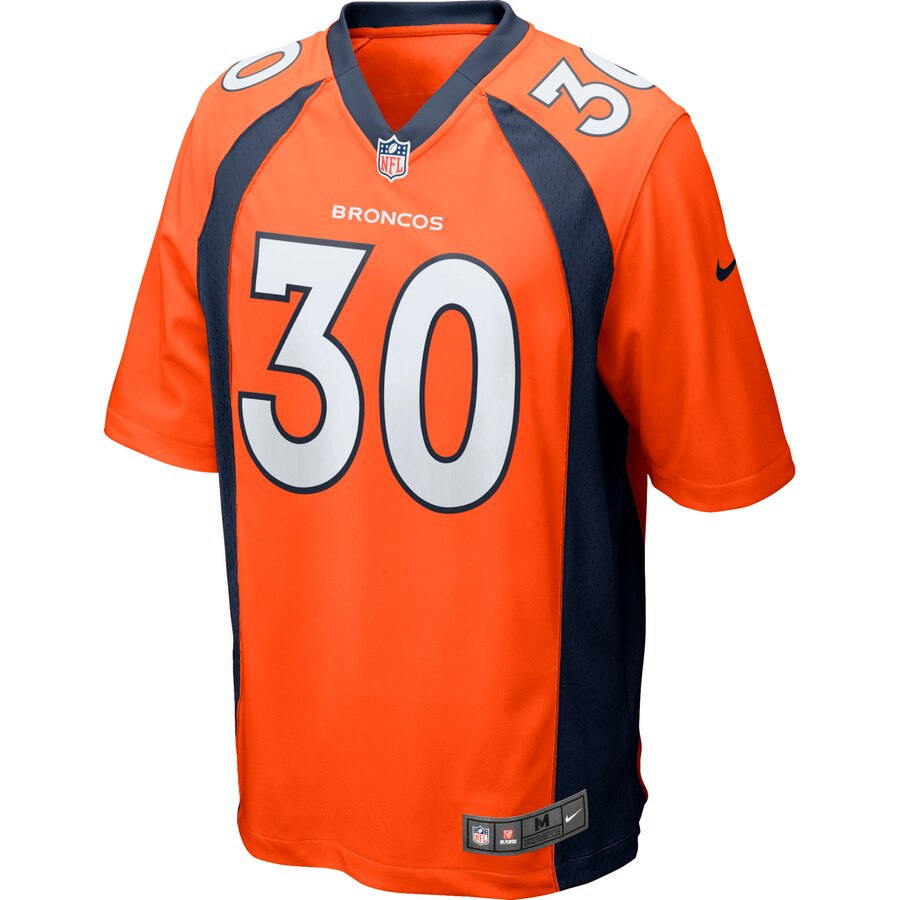 Terrell Davis Denver Broncos Nike Retired Player Game Jersey - Orange