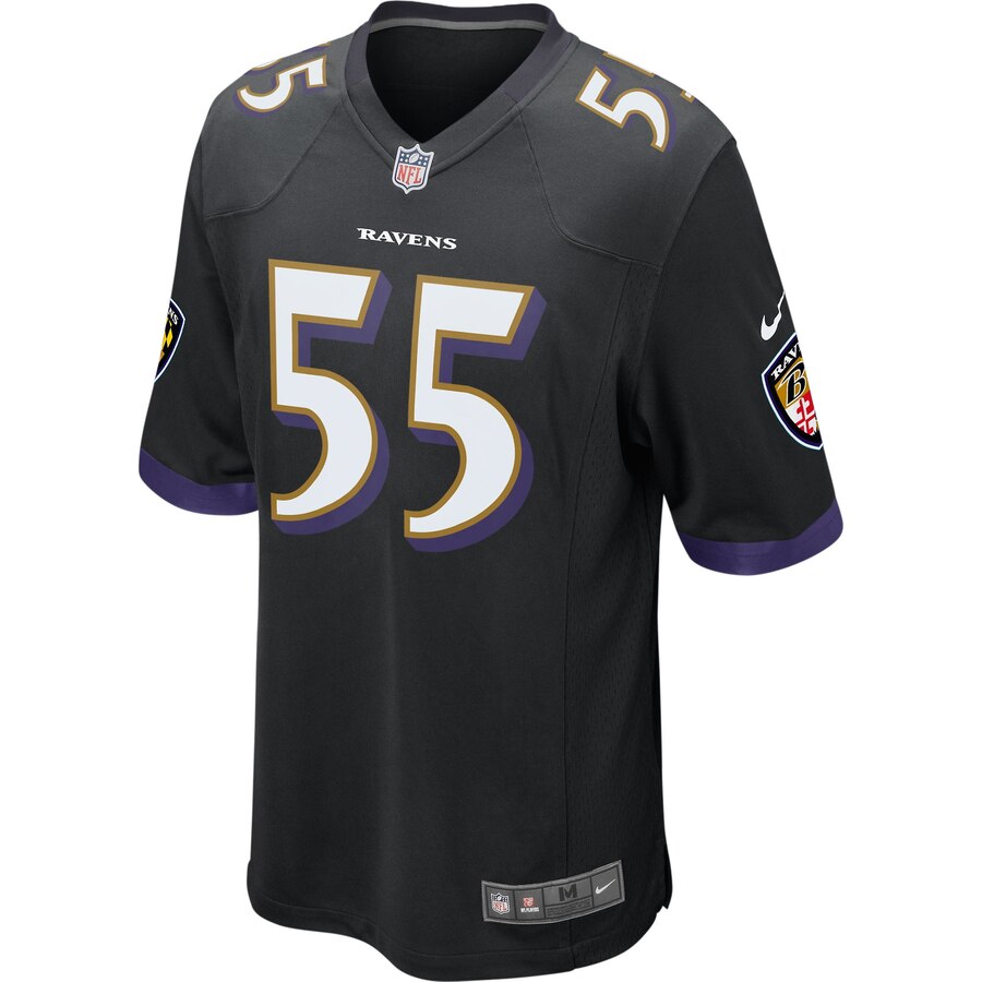 Terrell Suggs Baltimore Ravens Nike Youth Alternate Game Jersey - Black