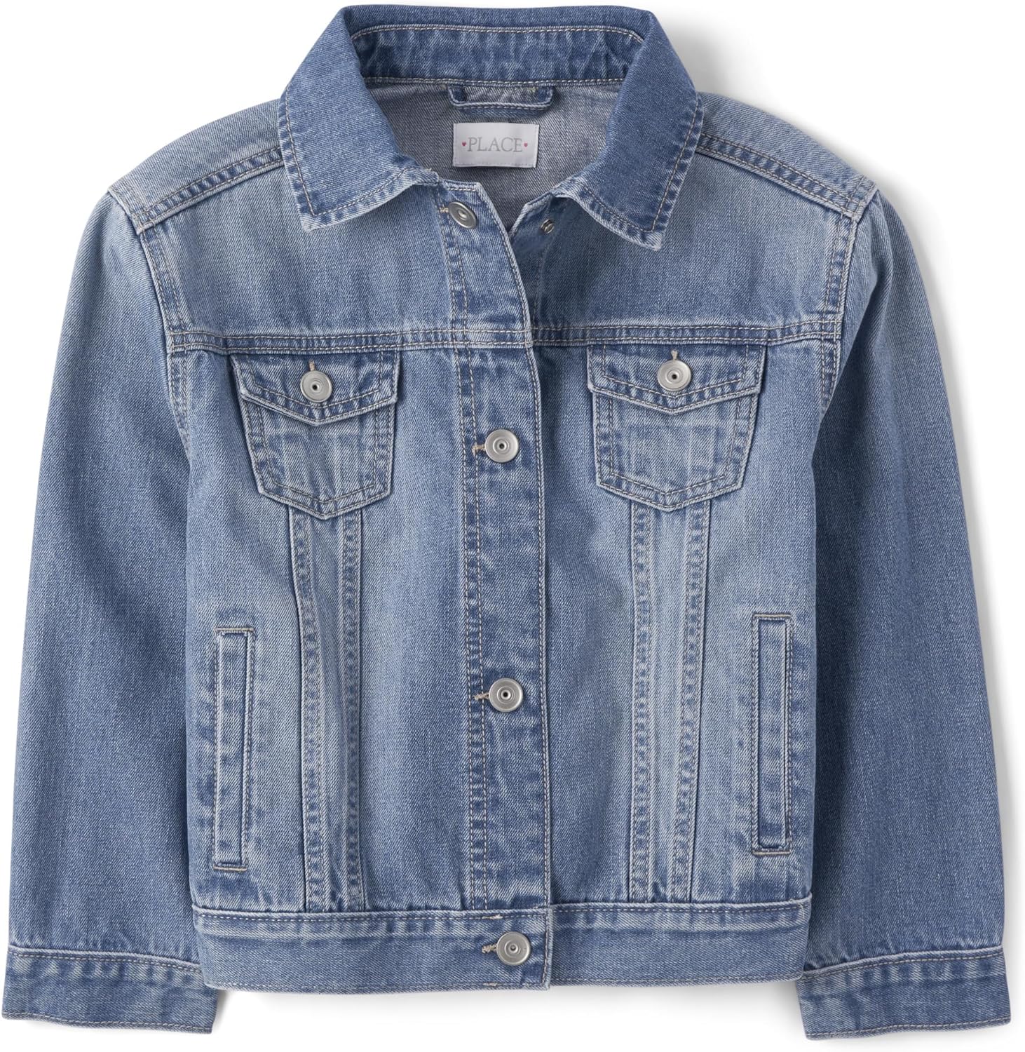 The Children’s Place Girls’ Basic Denim Jacket