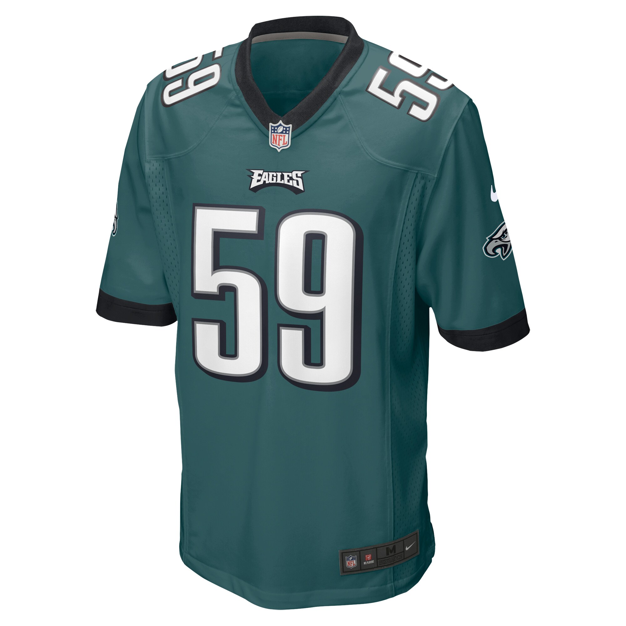 Thomas Booker IV Philadelphia Eagles Nike  Game Jersey - Midnight Green
