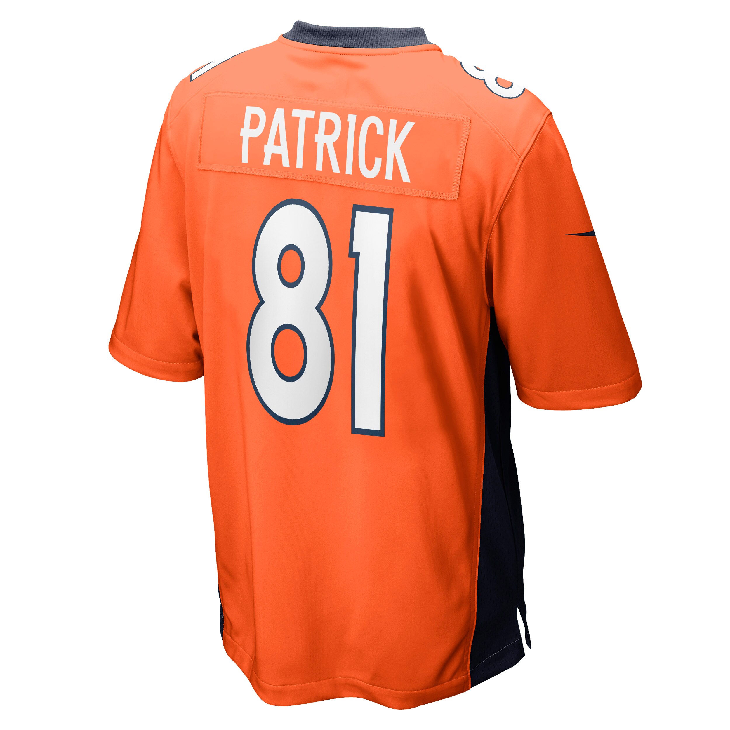 Tim Patrick Denver Broncos Nike Game Jersey – Orange