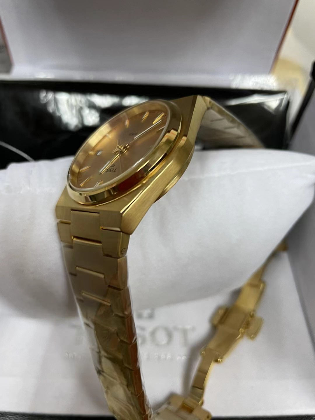 Tissot PRX Gold - 18k Gold Plated Quartz Watch - Image 4