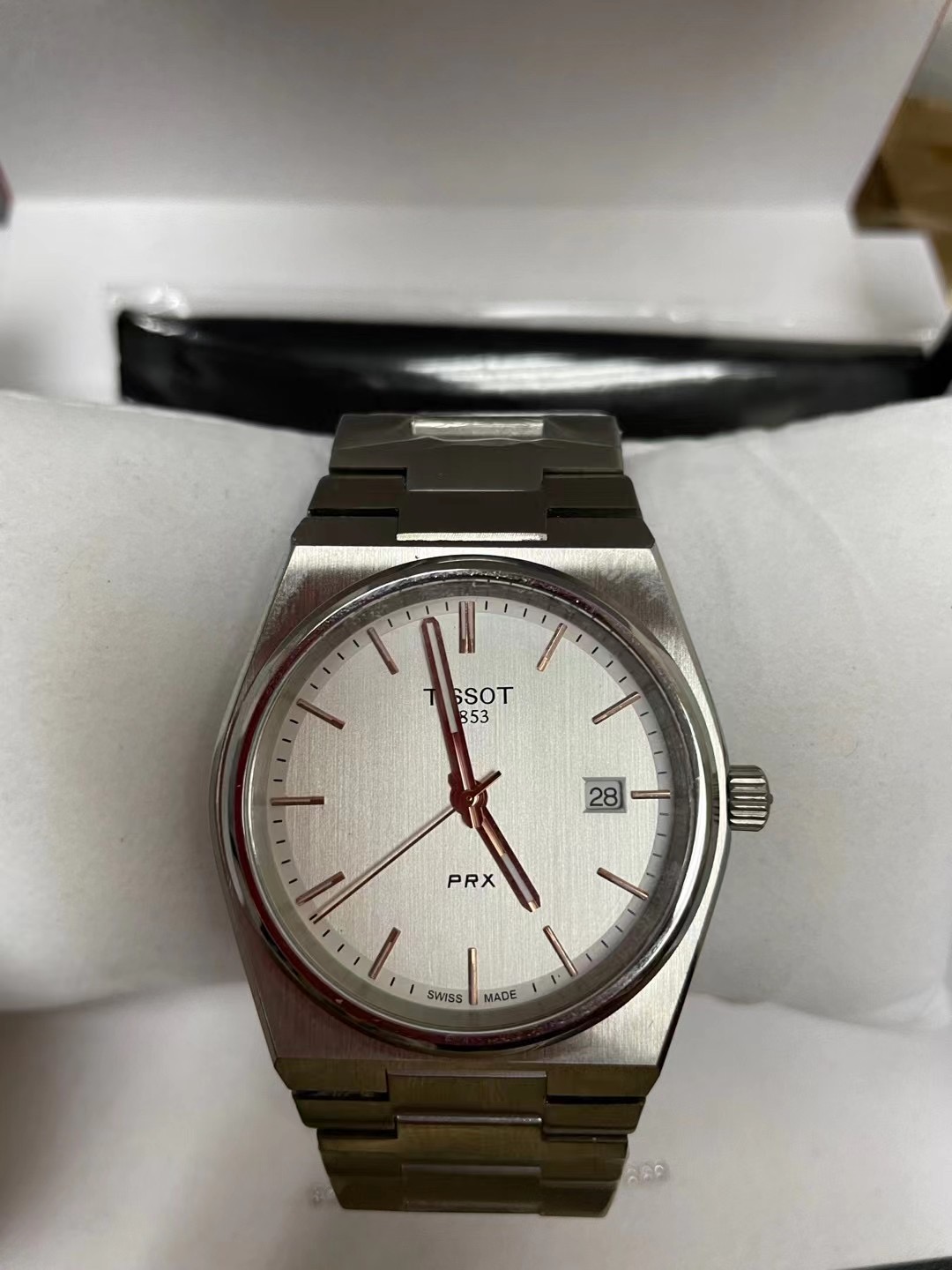 Tissot PRX Silver Dial - Stainless Steel Quartz Watch - Image 3