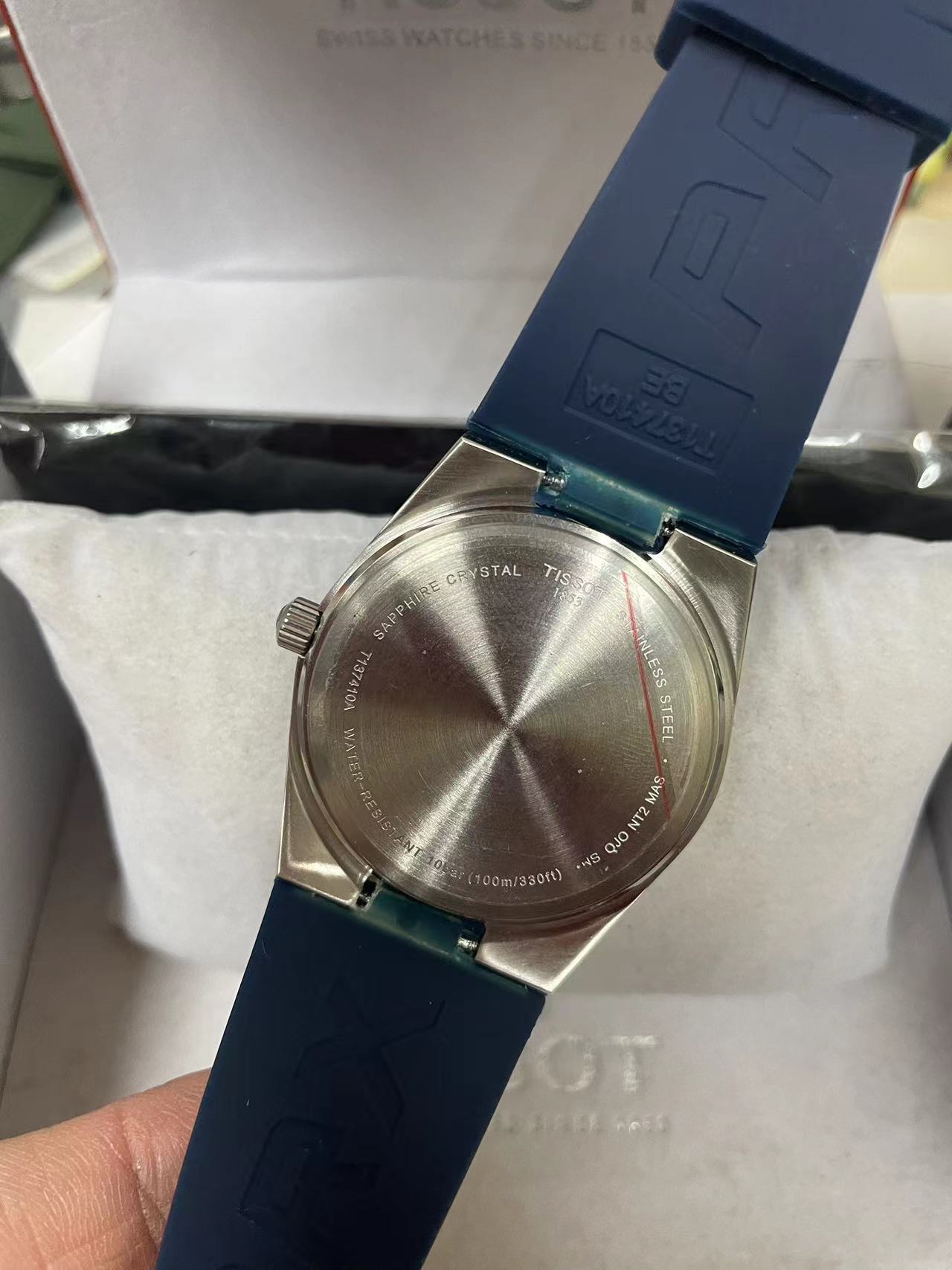 Tissot PRX Blue Rubber - Swiss Made Quartz Watch - Image 2