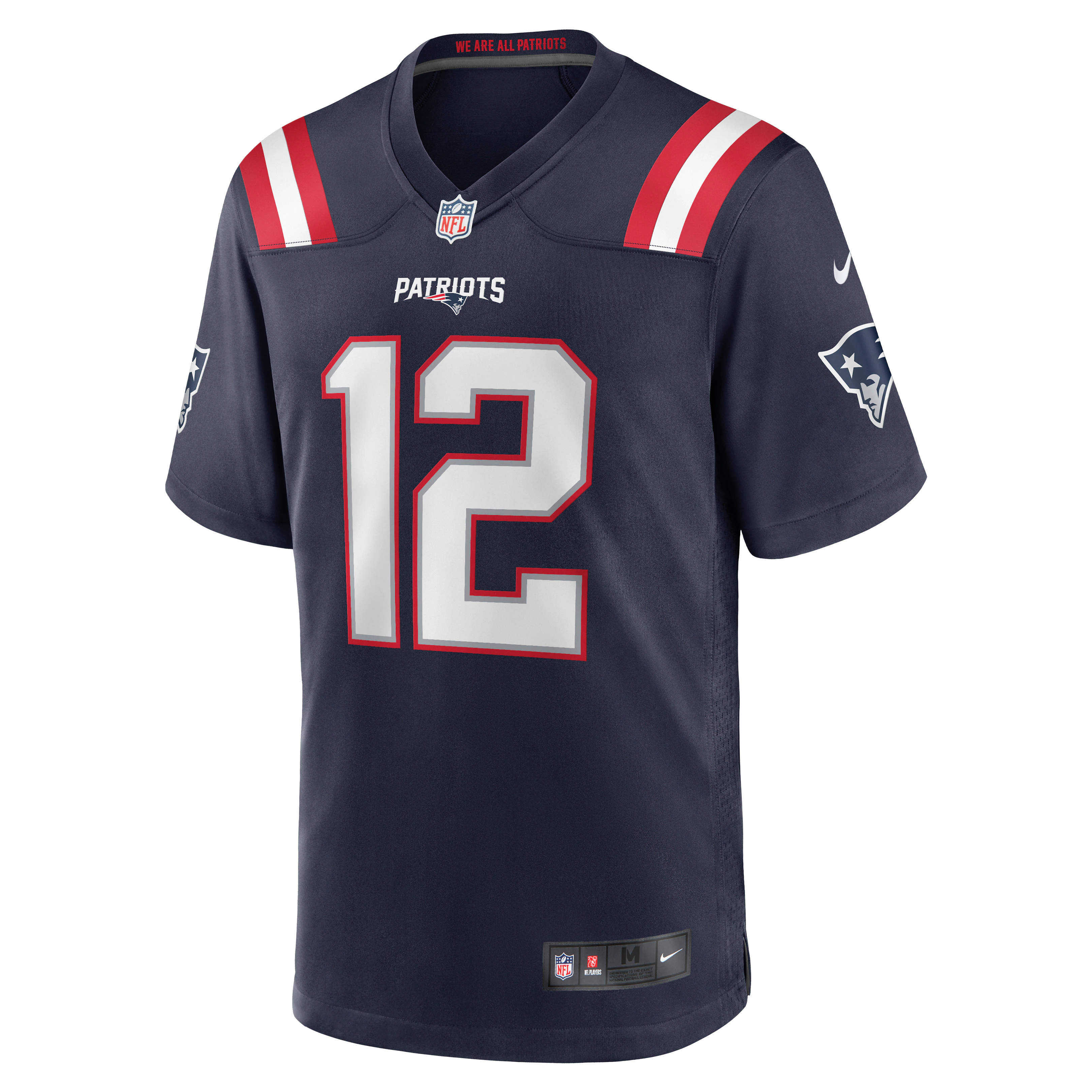 Tom Brady New England Patriots Nike Game Retired Player Jersey – Navy
