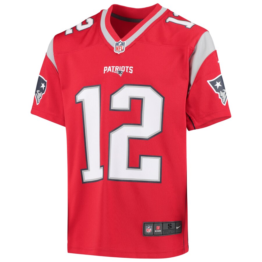 Tom Brady New England Patriots Nike Youth Inverted Game Jersey - Red