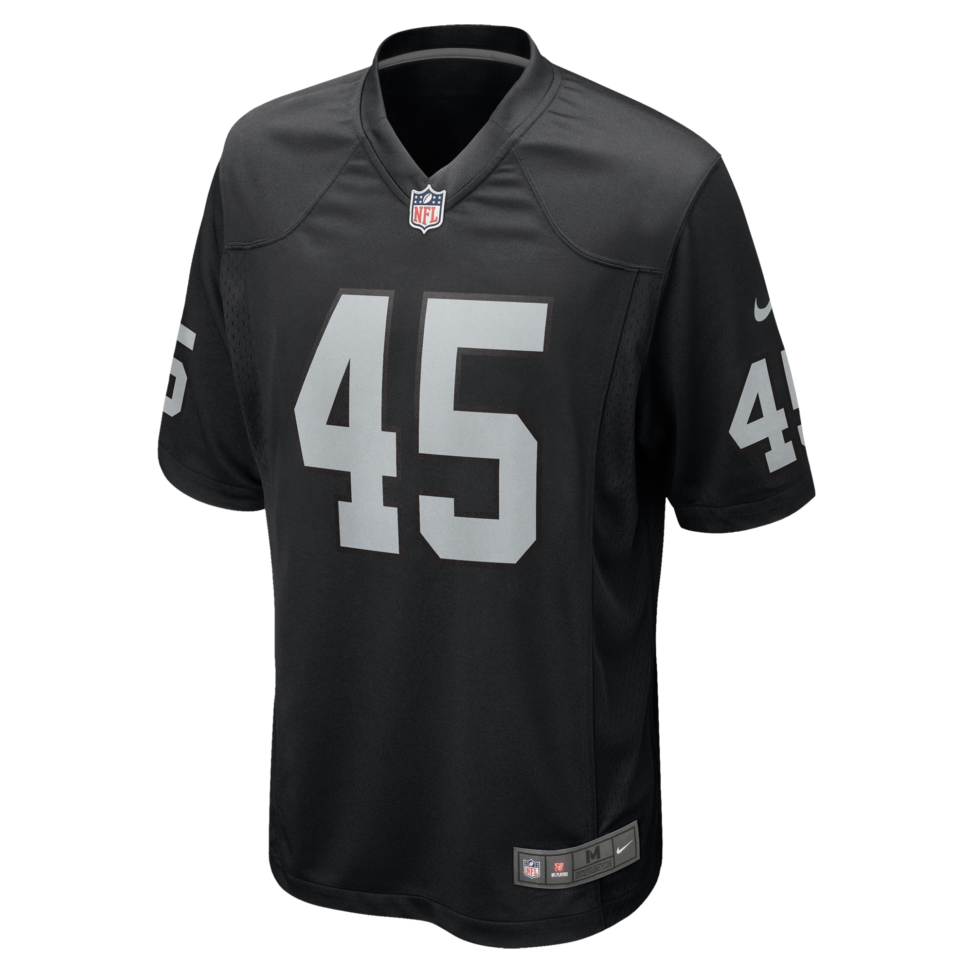 Tommy Eichenberg Las Vegas Raiders Nike Team Game Jersey -  Black