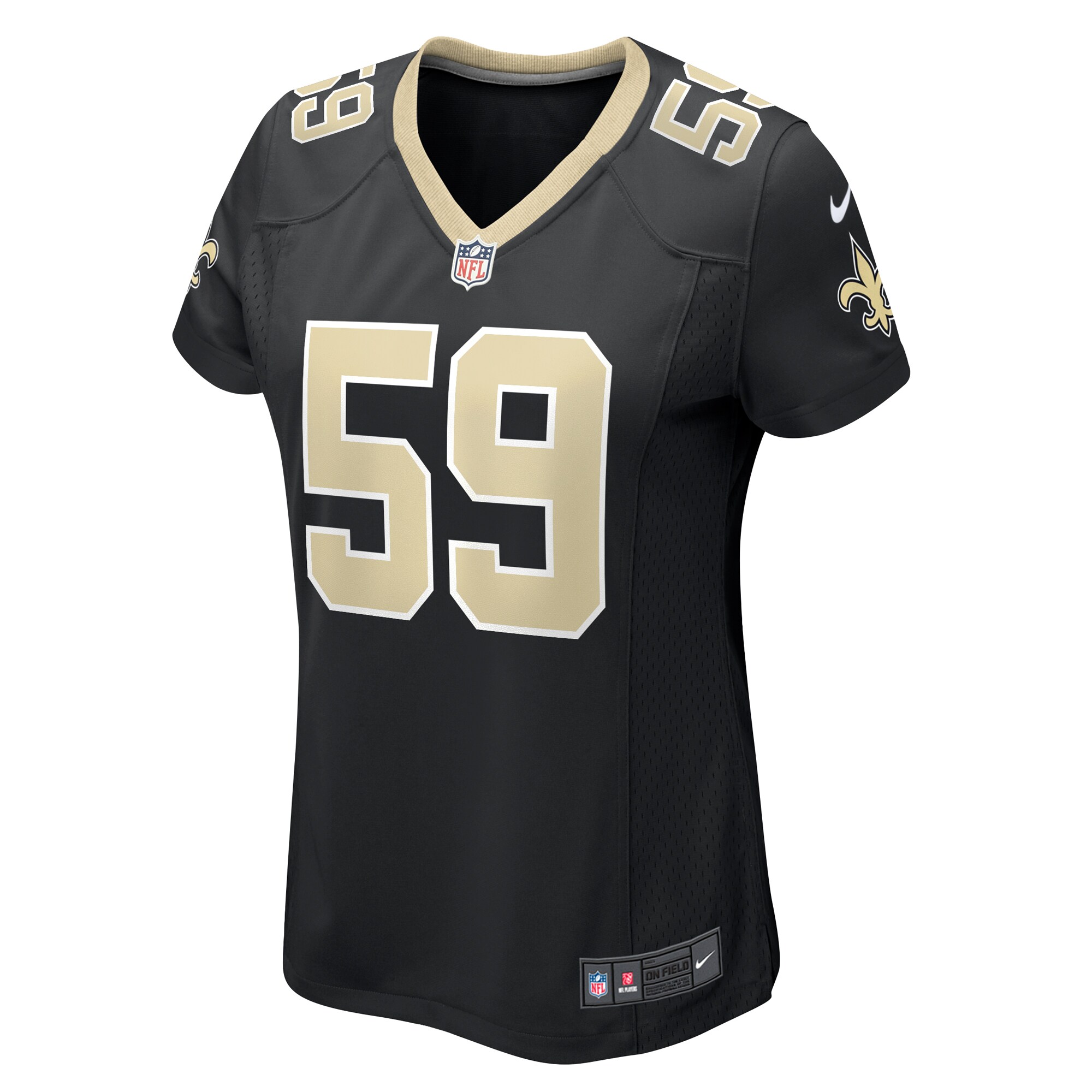 Trai Turner New Orleans Saints Nike Women's Team Game Jersey -  Black