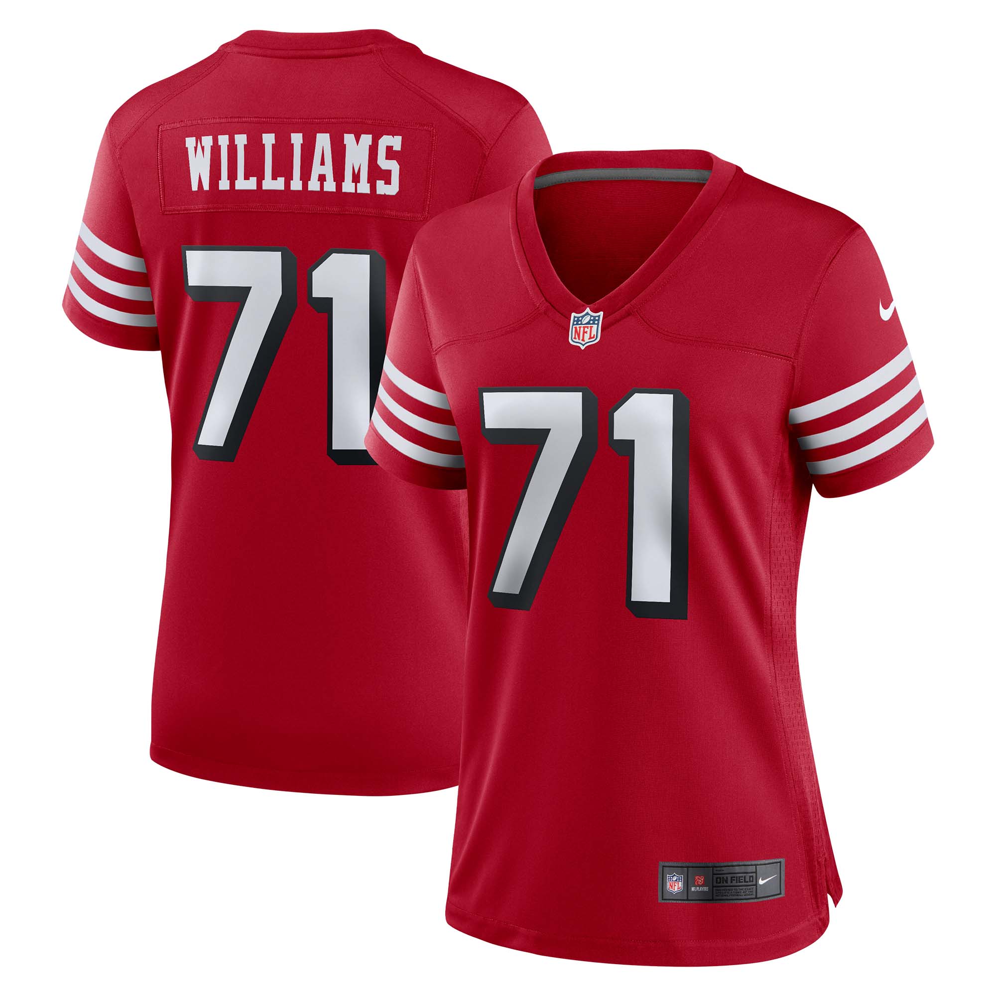 Trent Williams San Francisco  Nike Women’s Player Game Jersey – White