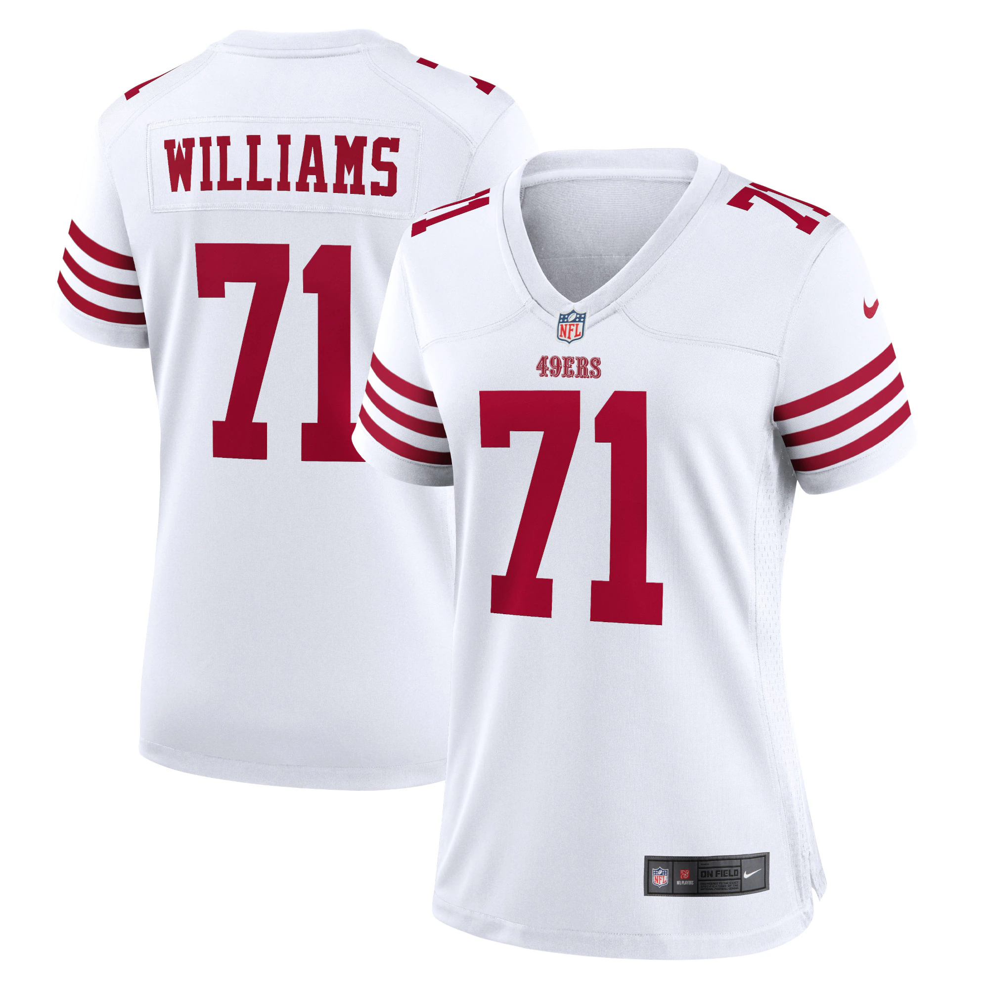 Trent Williams San Francisco  Nike Women’s Player Game Jersey – White