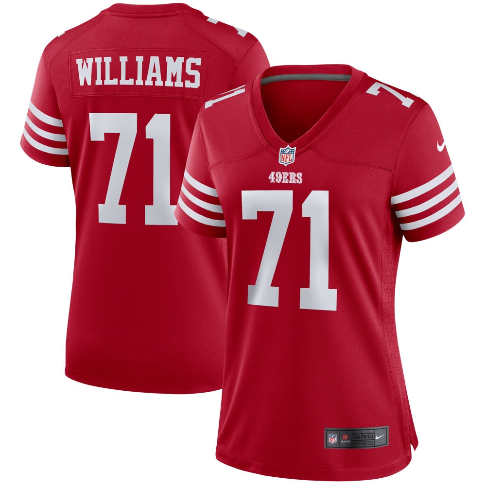 Trent Williams San Francisco  Nike Women's Team Player Game Jersey - Scarlet