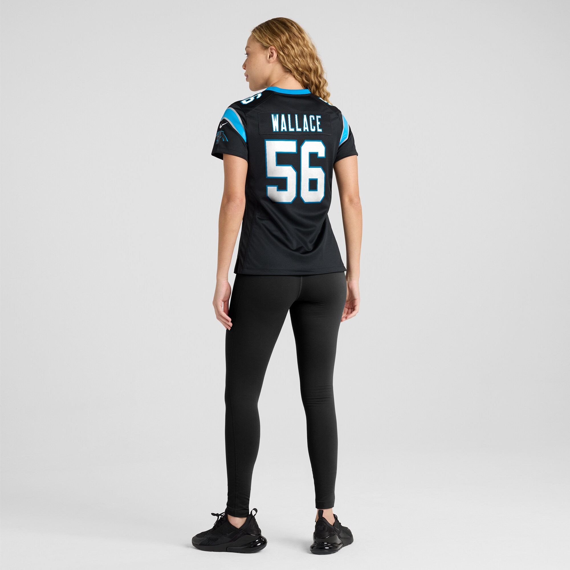 Trevin Wallace Carolina Panthers Nike Women's  Game Jersey -  Black