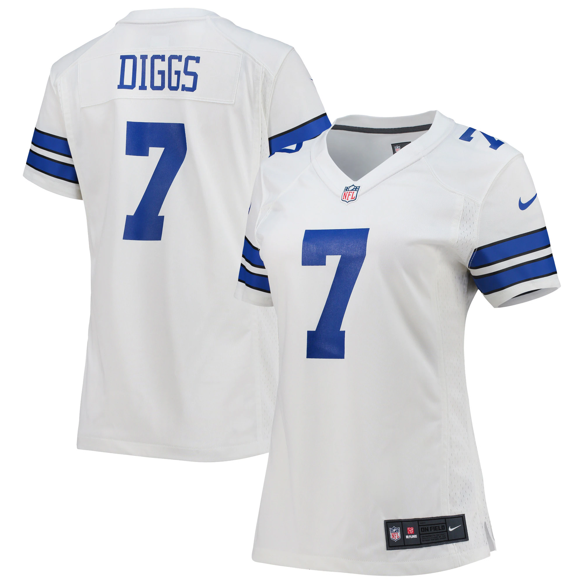 Diggs #7 Cowboys White Jersey