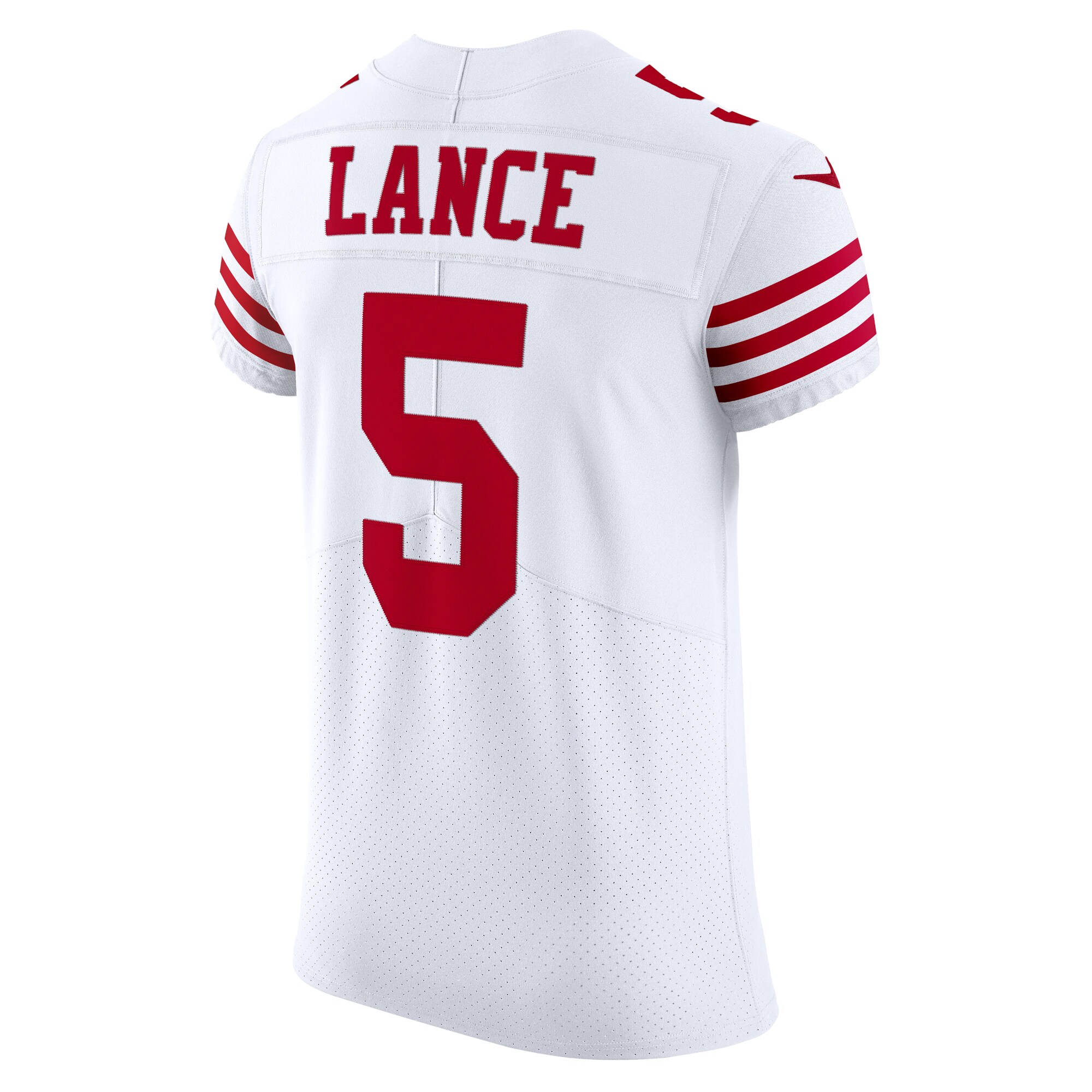 Trey Lance San Francisco 49ers Nike Vapor Elite Jersey - White