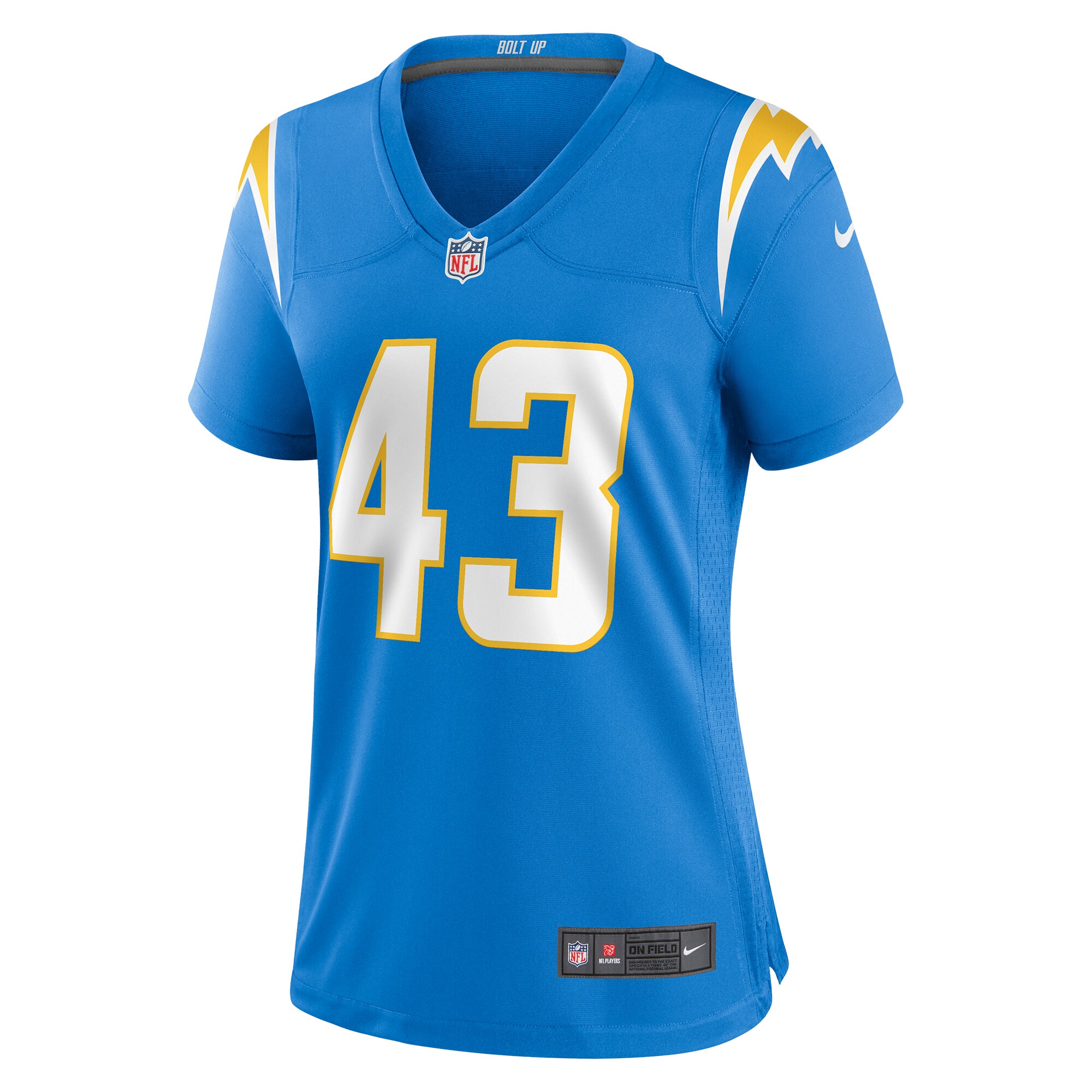 Troy Dye Los Angeles Chargers Nike Women's  Game Jersey -  Powder Blue