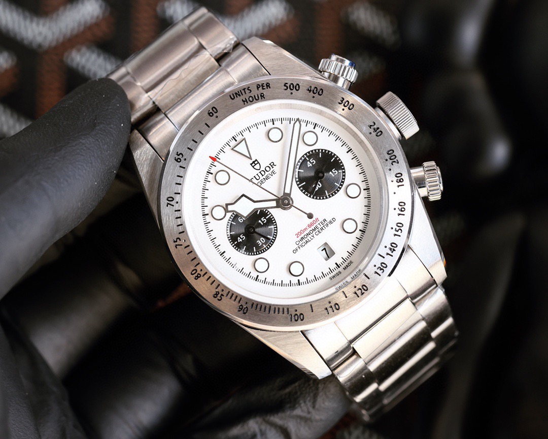 stainless Tudor Chrono White Dial - Tudor Chrono White Dial - Image 2