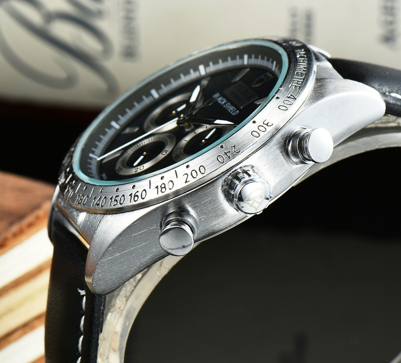 leather Tudor Black Shield Chronograph - Tudor Black Shield 2 - Image 2