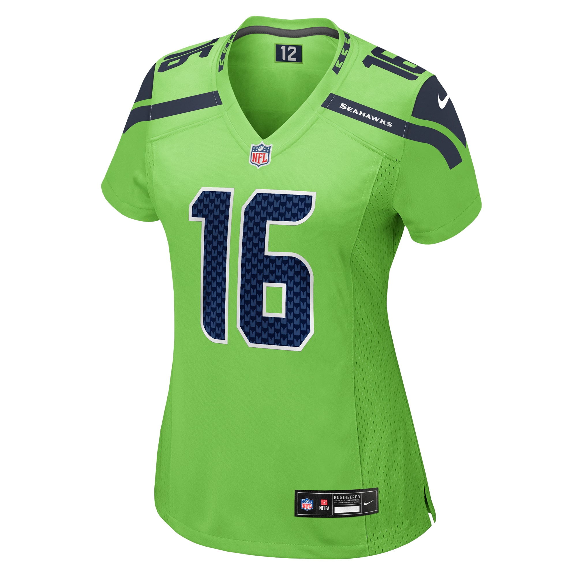 Tyler Lockett Seattle Seahawks Nike Women's  Game Jersey - Neon Green