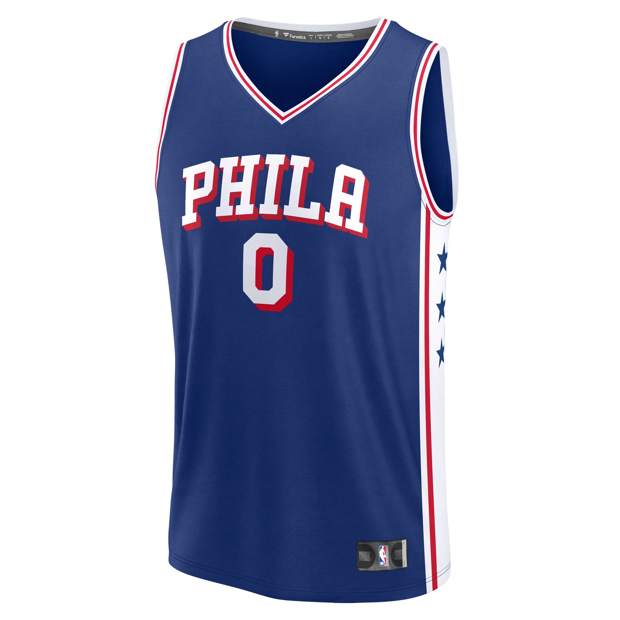 Tyrese Maxey 76ers Icon Jersey - Premium Fanatics Replica for #1 Fans
