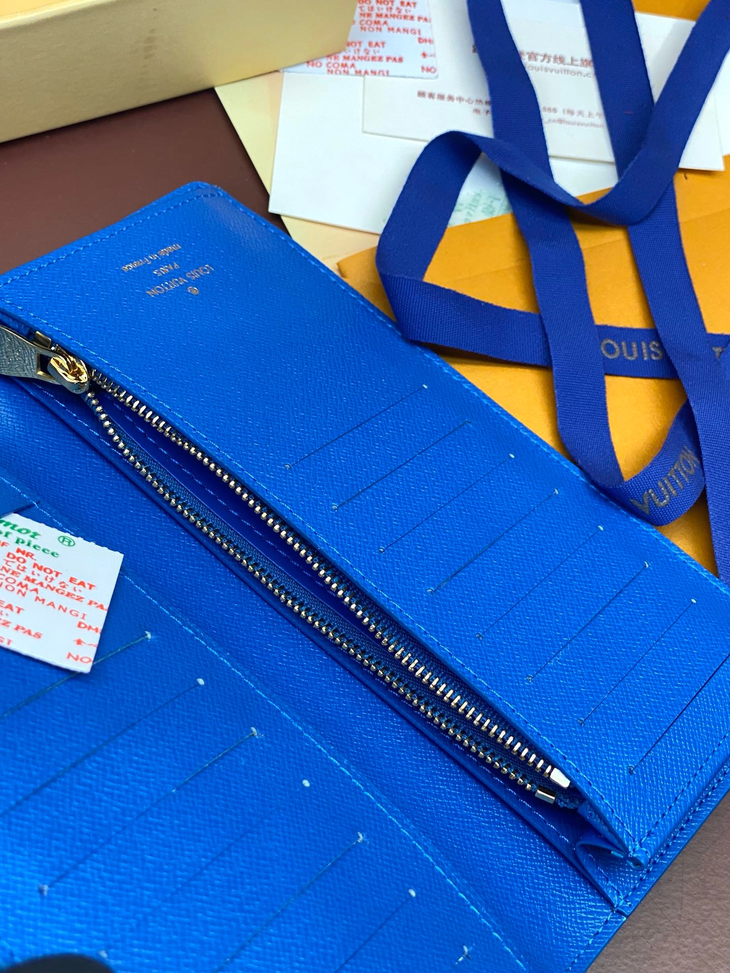 Ví Louis Vuitton Pocket Organiser ‘Blue’