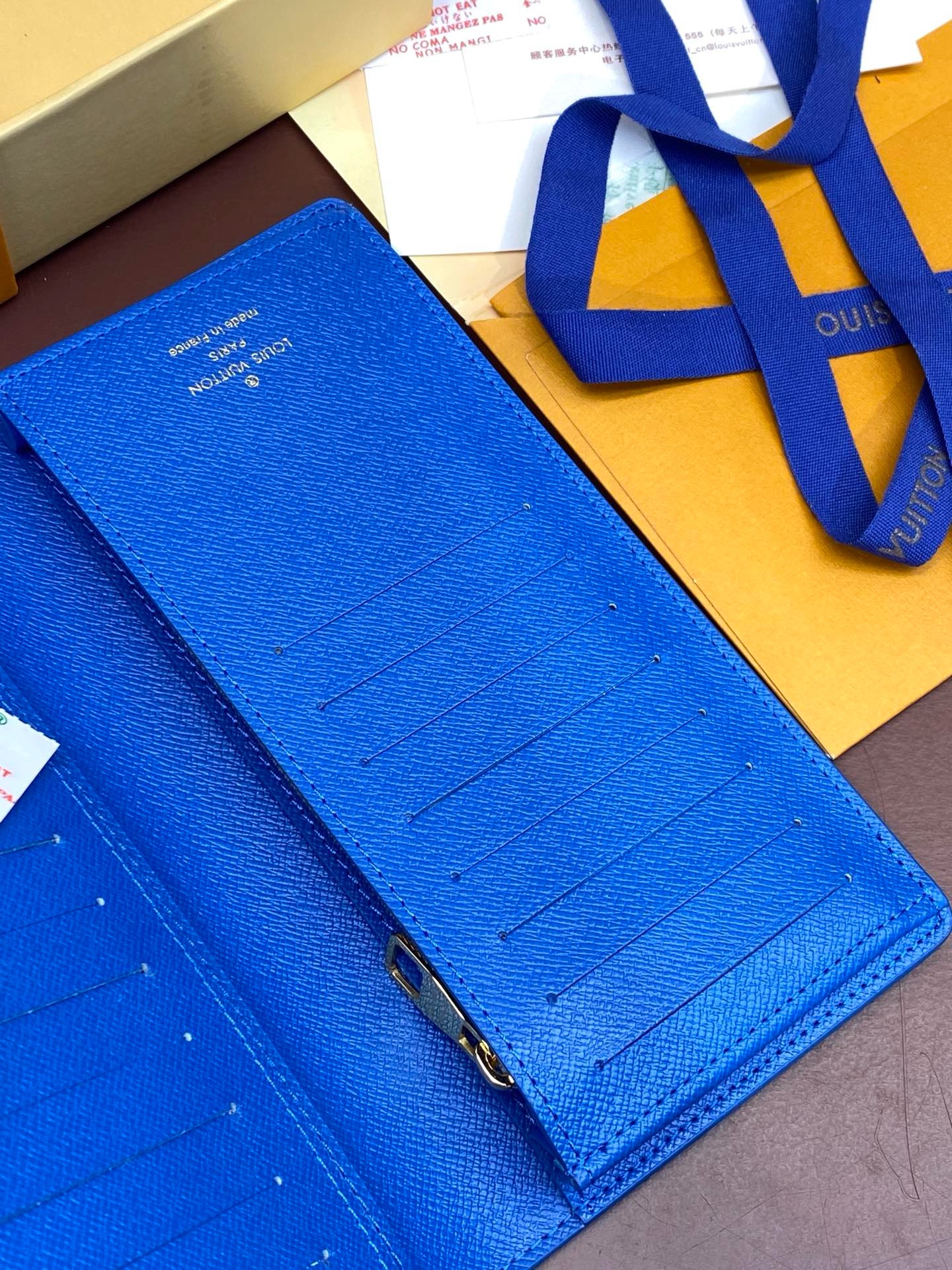 Ví Louis Vuitton Pocket Organiser ‘Blue’