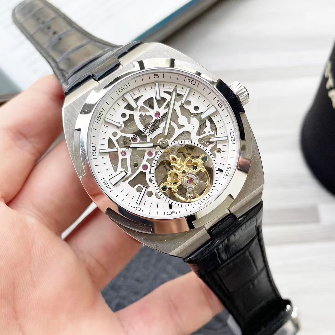 Alternative view of Vacheron Constantin Skeleton Blue - Vacheron Constantin Overseas